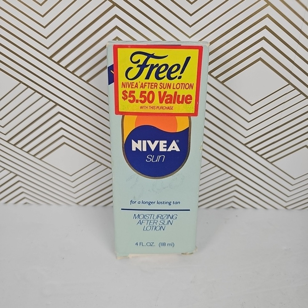 NIVEA After‎ Sun Lotion Bottle Prop Vintage Packaging 1990s Display Collection